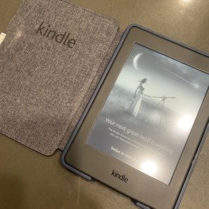 Kindle Paperwhite with Cover and Charger